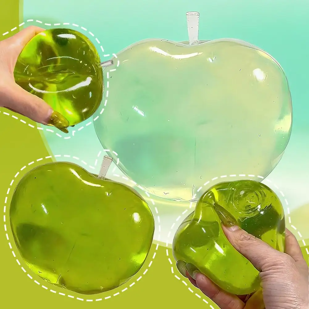 Realistic Green Apple Squishy Stress Ball Soft Slow Rising Fidget Sensory Toy for ADHD Anxiety Relief Desktop Decor Holiday Gift
Realistic Green Apple Squishy Stress Ball Soft Slow Rising Fidget Sensory Toy for ADHD Anxiety Relief Desktop Decor Holiday Gift