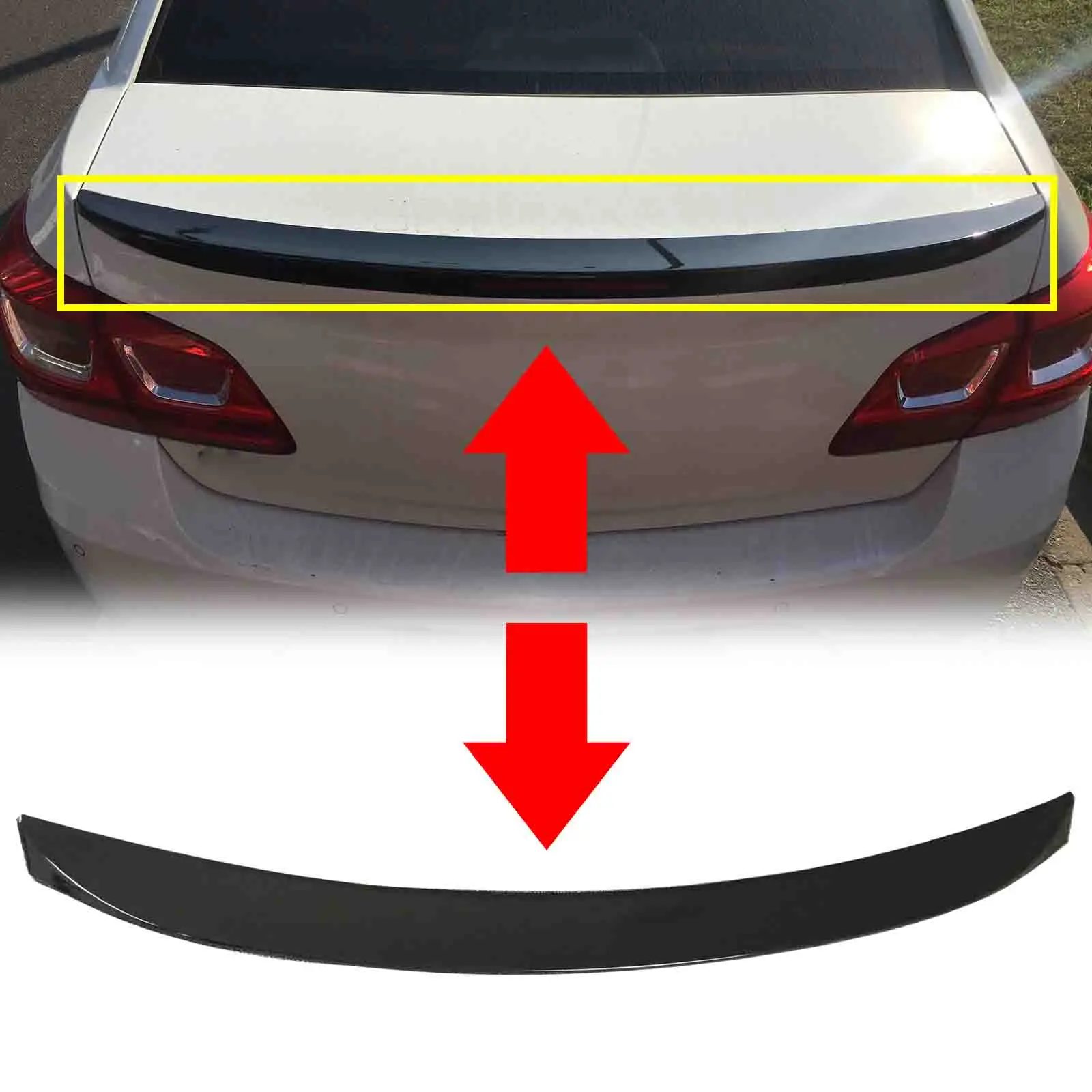 Car Rear Spoiler Tail Wing Extension Body Kit Rear Trunk Lip Trim For Chevrolet Cruze 2017-2019
Car Rear Spoiler Tail Wing Extension Body Kit Rear Trunk Lip Trim For Chevrolet Cruze 2017-2019