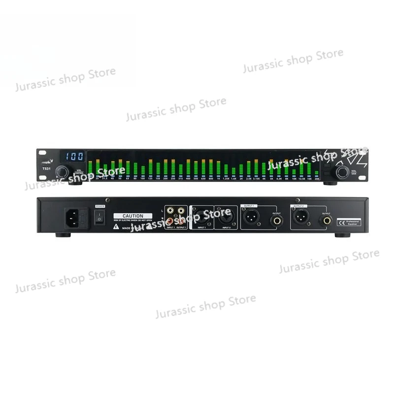 TKL T531 Digital Equalizer EQ Noise Reduction w/ Spectrum Display 31 Bands For KTV Stage Performance
TKL T531 Digital Equalizer EQ Noise Reduction w/ Spectrum Display 31 Bands For KTV Stage Performance