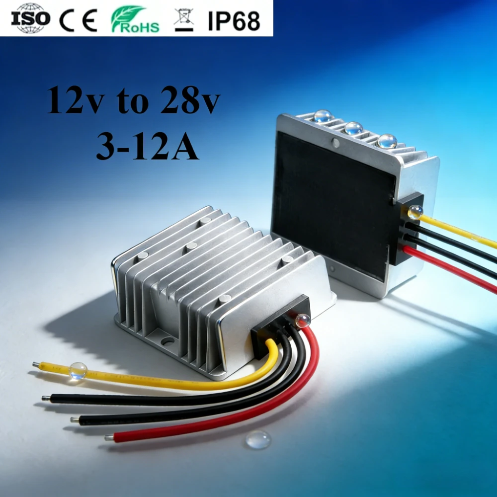 12V to 28V 3A 5A 10A 12A DC DC Converter Boost Inverter Voltage Regulator Step Up Power Transformer Module For Audio Waterproof
12V to 28V 3A 5A 10A 12A DC DC Converter Boost Inverter Voltage Regulator Step Up Power Transformer Module For Audio Waterproof