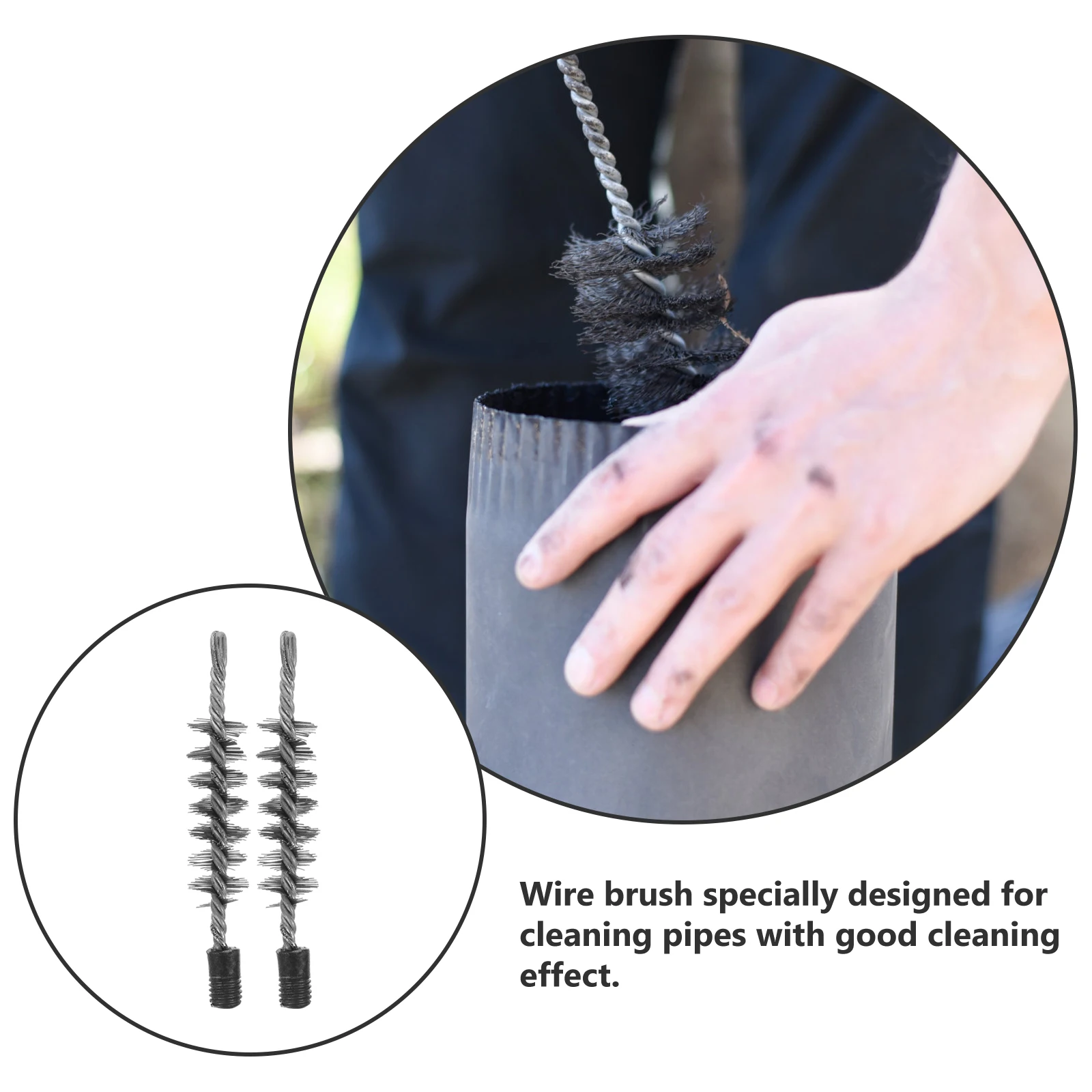2pcs Steel Wire Chimney Brush for Pipe Cleaning Anti Handle Versatile Household Kitchen Accessory Air Duct Dryer
2pcs Steel Wire Chimney Brush for Pipe Cleaning Anti Handle Versatile Household Kitchen Accessory Air Duct Dryer