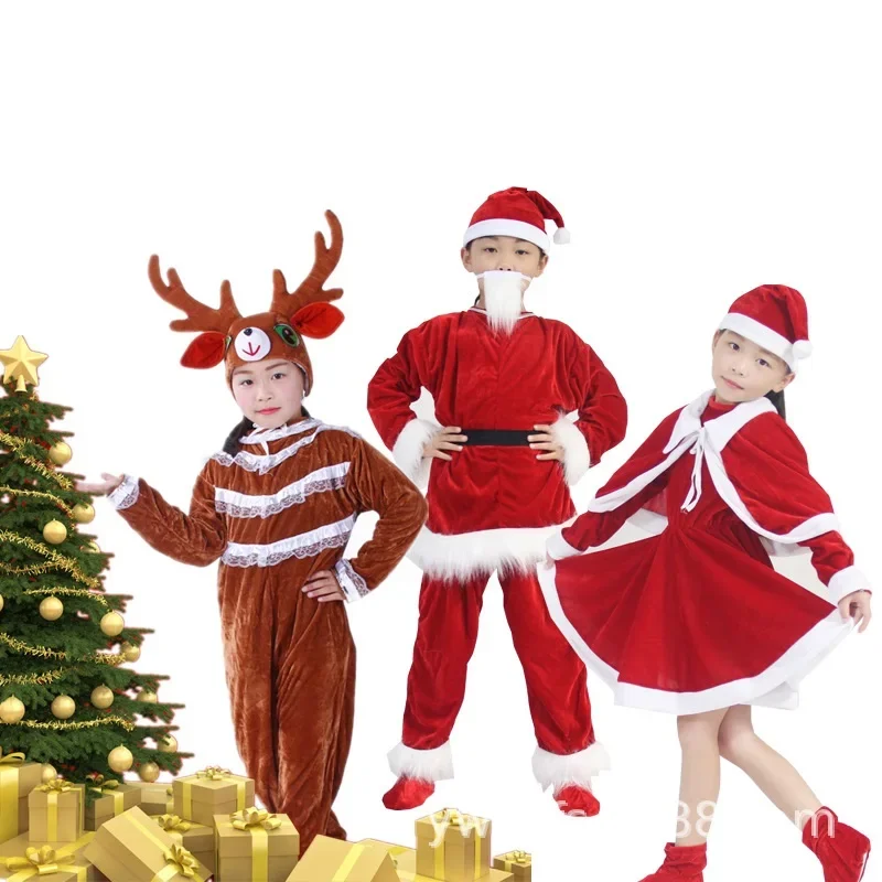 Children's Stage Performance Costumes Santa Claus Reindeer Cartoon Animal Dance Costume Christmas Party Cosplay Costumes
Children's Stage Performance Costumes Santa Claus Reindeer Cartoon Animal Dance Costume Christmas Party Cosplay Costumes