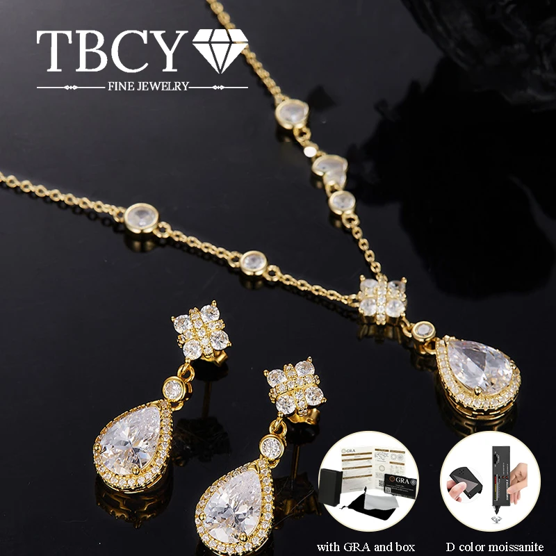 TBCYD 2CT серьги-капли с муассанитом и грушей/ожерелье, серебряная цепочка 925 пробы, женская позолоченная винтажная роскошная бриллиант 18 карат с свадьбой GRA
TBCYD 2CT серьги-капли с муассанитом и грушей/ожерелье, серебряная цепочка 925 пробы, женская позолоченная винтажная роскошная бриллиант 18 карат с свадьбой GRA