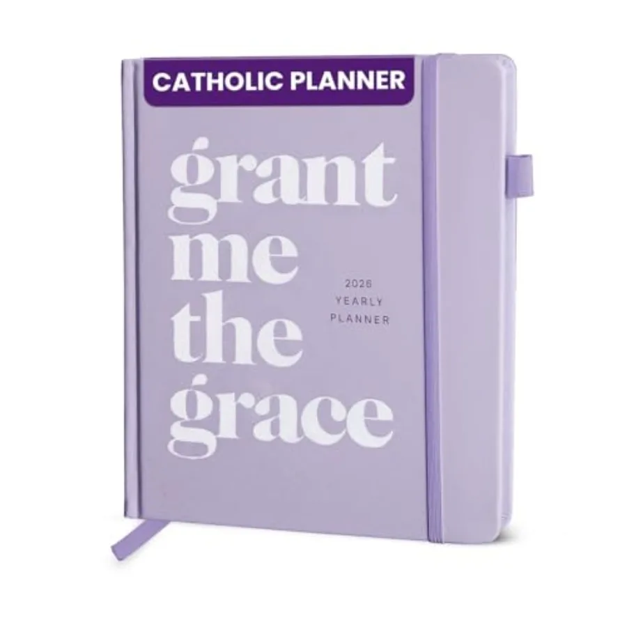 Academic Catholic Planner 2025-2026 July - 6.25x8.25" Purple Mini Bound Christian Student Planner Goal Planners 2025 for Women
Academic Catholic Planner 2025-2026 July - 6.25x8.25" Purple Mini Bound Christian Student Planner Goal Planners 2025 for Women
