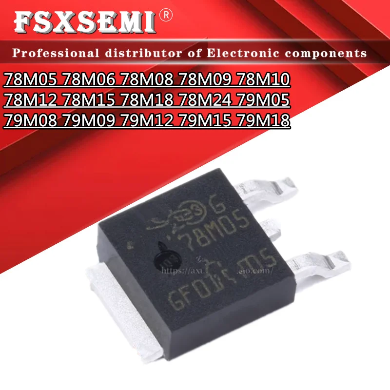 10pcs 78M05 78M06 78M08 78M09 78M10 78M12 78M15 78M18 78M24 79M05 79M08 79M09 79M12 79M15 79M18 TO252 Chips
10pcs 78M05 78M06 78M08 78M09 78M10 78M12 78M15 78M18 78M24 79M05 79M08 79M09 79M12 79M15 79M18 TO252 Chips