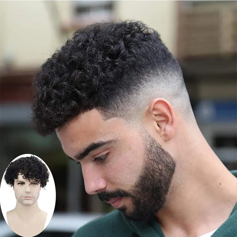 Toupee for Men Human Hair Replacement System Hairpieces Soft Thin Super Full Swiss Lace Toupee 10x8 Base Small Curly 1B Color
Toupee for Men Human Hair Replacement System Hairpieces Soft Thin Super Full Swiss Lace Toupee 10x8 Base Small Curly 1B Color