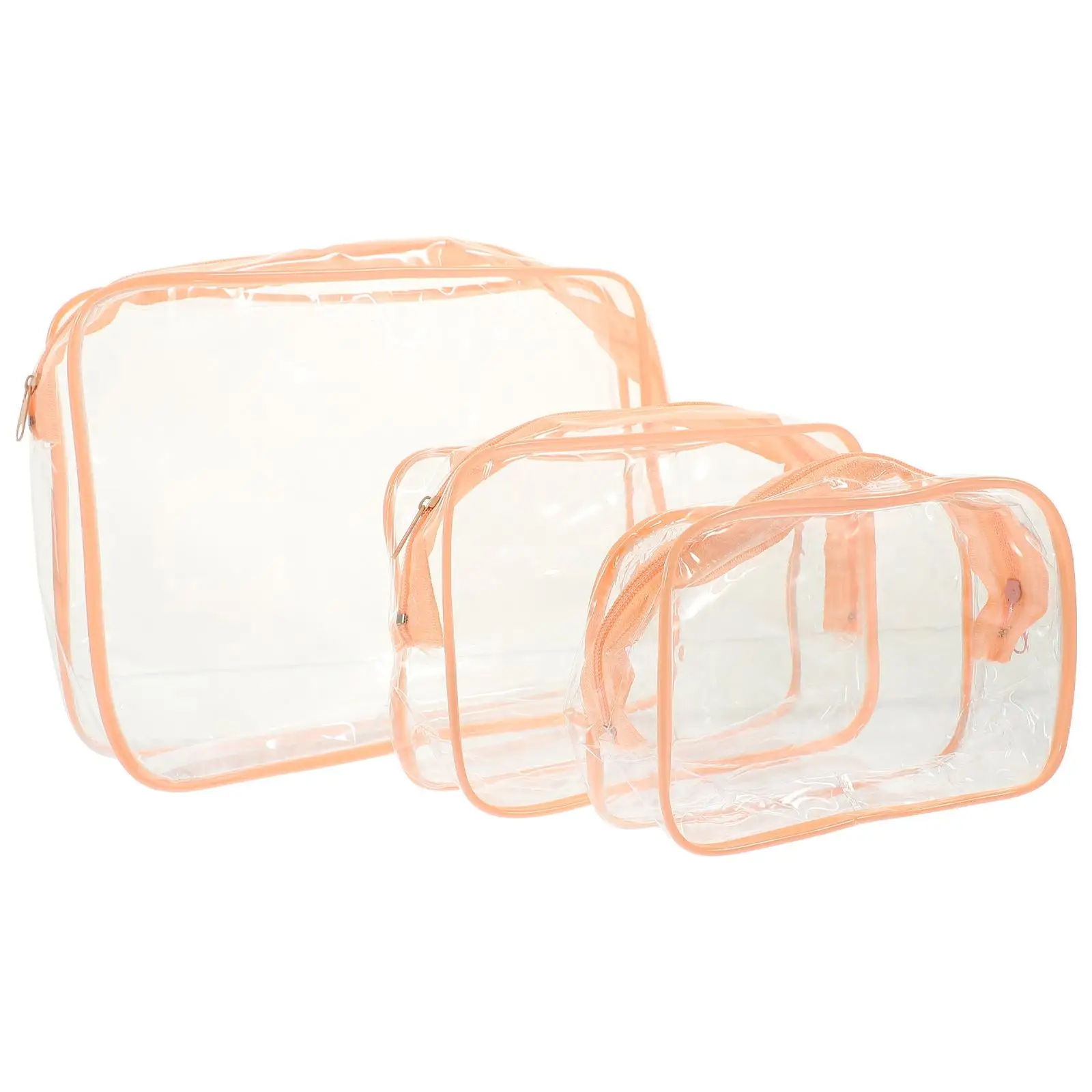 3Pcs PVC Storage Bags Clear Waterproof Toiletry Pouches Travel Containers Wash Bag Makeup Accessories Portable
3Pcs PVC Storage Bags Clear Waterproof Toiletry Pouches Travel Containers Wash Bag Makeup Accessories Portable
