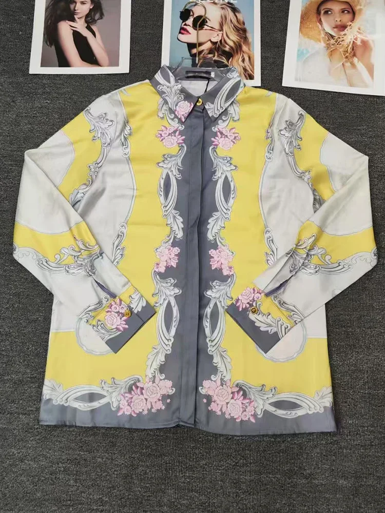 Retro geometric positioning printed straight-leg shirt two-piece set for 2025 autumn women's wear + loose wide-leg pants set
Retro geometric positioning printed straight-leg shirt two-piece set for 2025 autumn women's wear + loose wide-leg pants set