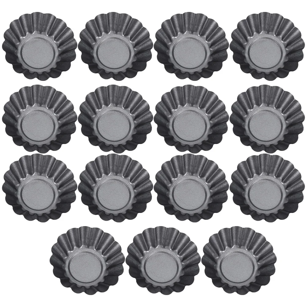 15pcs Egg Tart Mold Baking Pan Thickened Carbon Steel Non-stick Multi-function Jelly Pudding Cupcake Molds Reusable Washable
15pcs Egg Tart Mold Baking Pan Thickened Carbon Steel Non-stick Multi-function Jelly Pudding Cupcake Molds Reusable Washable