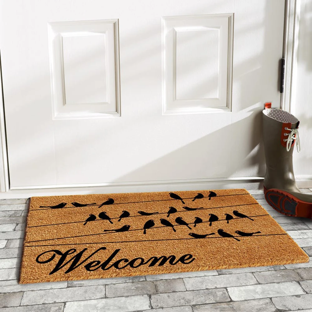 Swallow Bird Doormat Black Birds Welcome Mat Minimalist Nature Inspired Entryway Rug Outdoor Non Slip Absorbent Spring Decor
Swallow Bird Doormat Black Birds Welcome Mat Minimalist Nature Inspired Entryway Rug Outdoor Non Slip Absorbent Spring Decor