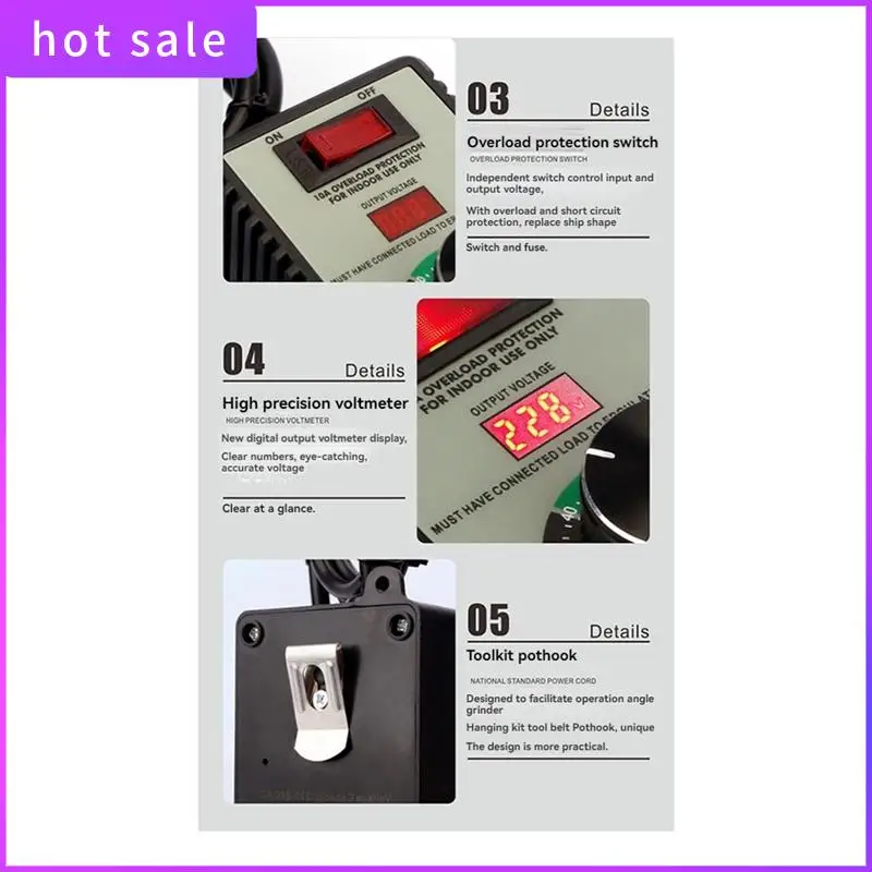 HGSW-4000W Variable Voltage Regulator Grinders Controller Speed Controller Frequency Converter UK PLUG
HGSW-4000W Variable Voltage Regulator Grinders Controller Speed Controller Frequency Converter UK PLUG
