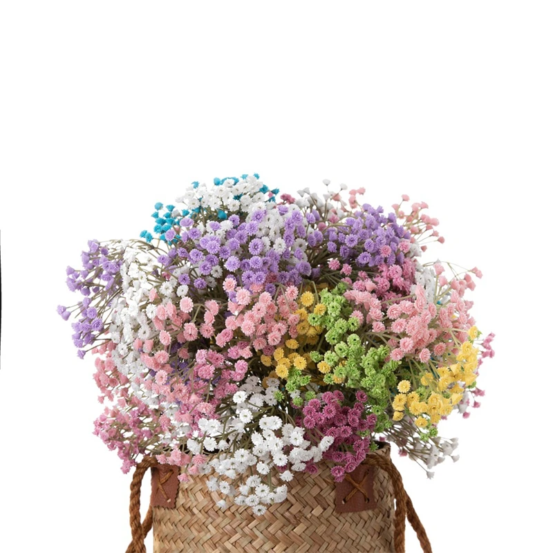 90 Heads Starry Gypsophila Artificial Flower Green White Rose Fake Flowers Arrangement Wedding Feel Soft Gel Home Decorations
90 Heads Starry Gypsophila Artificial Flower Green White Rose Fake Flowers Arrangement Wedding Feel Soft Gel Home Decorations