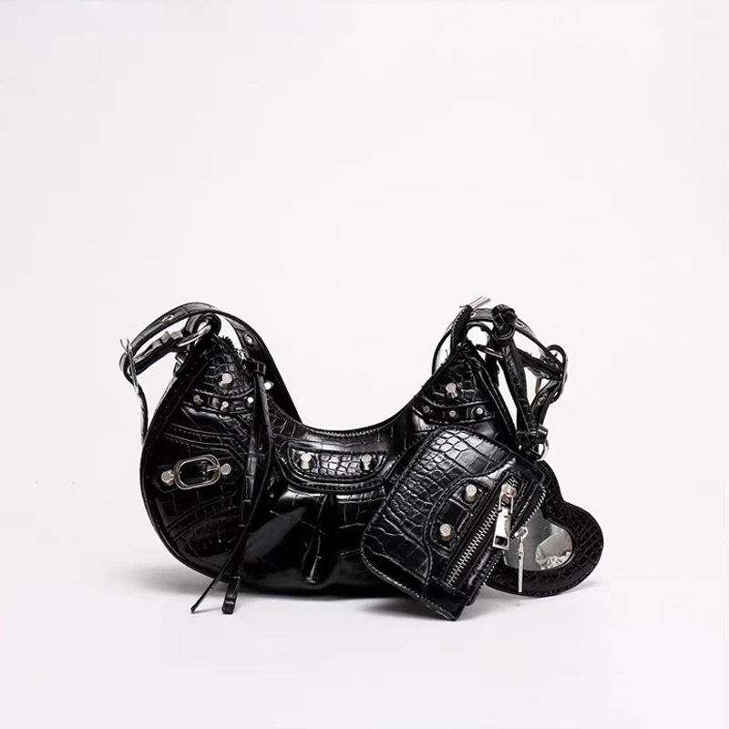 SHELKSBAG Women Vintage Y2k Fashion Crossbody Shoulder Bag Purse with Mirror and Card Holder Trendy Ruched Punk Rock Hobo Bags
SHELKSBAG Women Vintage Y2k Fashion Crossbody Shoulder Bag Purse with Mirror and Card Holder Trendy Ruched Punk Rock Hobo Bags