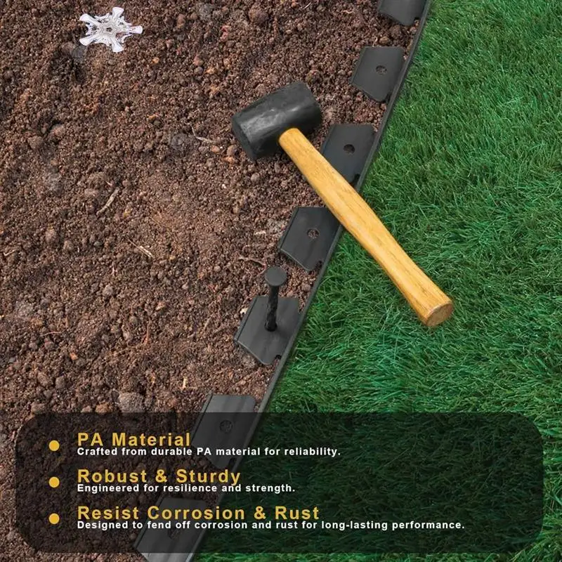 80 Pack 8 Inch Plastic Landscape Edging Anchoring Stakes Garden Lawn Yard Spikes Landscaping Stakes For Paver Edging
80 Pack 8 Inch Plastic Landscape Edging Anchoring Stakes Garden Lawn Yard Spikes Landscaping Stakes For Paver Edging