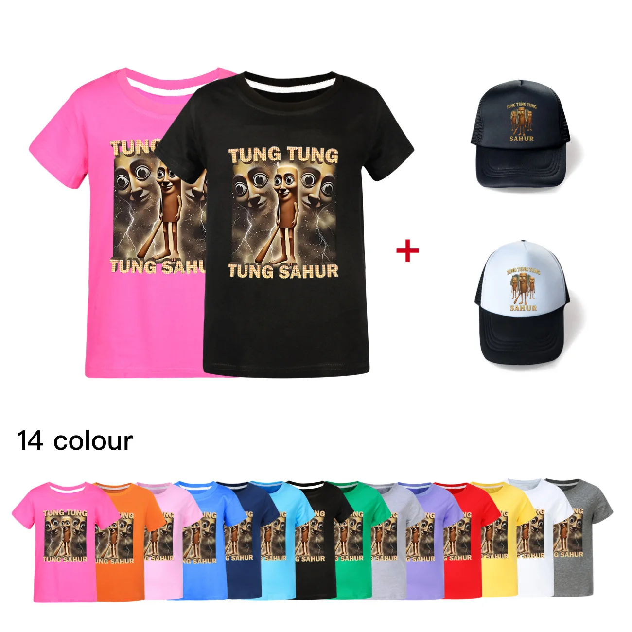 New T Shirt Children Kawaii Tung Tung Tung Sahur T-shirt For Boys Girls Kids Clothing Unisex Short Sleeves+sun hat4702
New T Shirt Children Kawaii Tung Tung Tung Sahur T-shirt For Boys Girls Kids Clothing Unisex Short Sleeves+sun hat4702