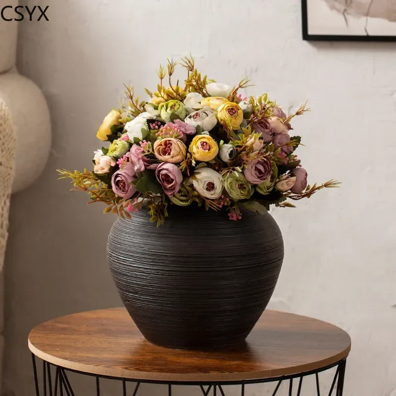 Jingdezhen Nordic Style Countertop Solid Color Creative Ceramic Vase Japanese Dried Flower Hydroponic Home Decoration Ornament
Jingdezhen Nordic Style Countertop Solid Color Creative Ceramic Vase Japanese Dried Flower Hydroponic Home Decoration Ornament