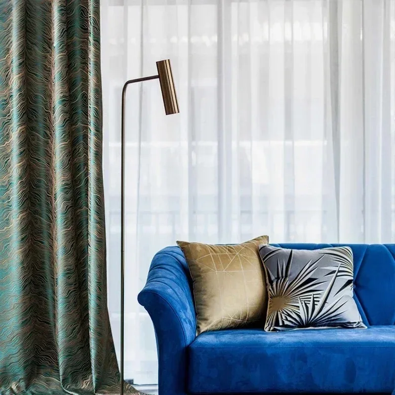 Modern Fashion Green Luxury High Precision Jacquard Curtains for Living Room Bedroom Dining Blackout Decor Window White Tulle
Modern Fashion Green Luxury High Precision Jacquard Curtains for Living Room Bedroom Dining Blackout Decor Window White Tulle