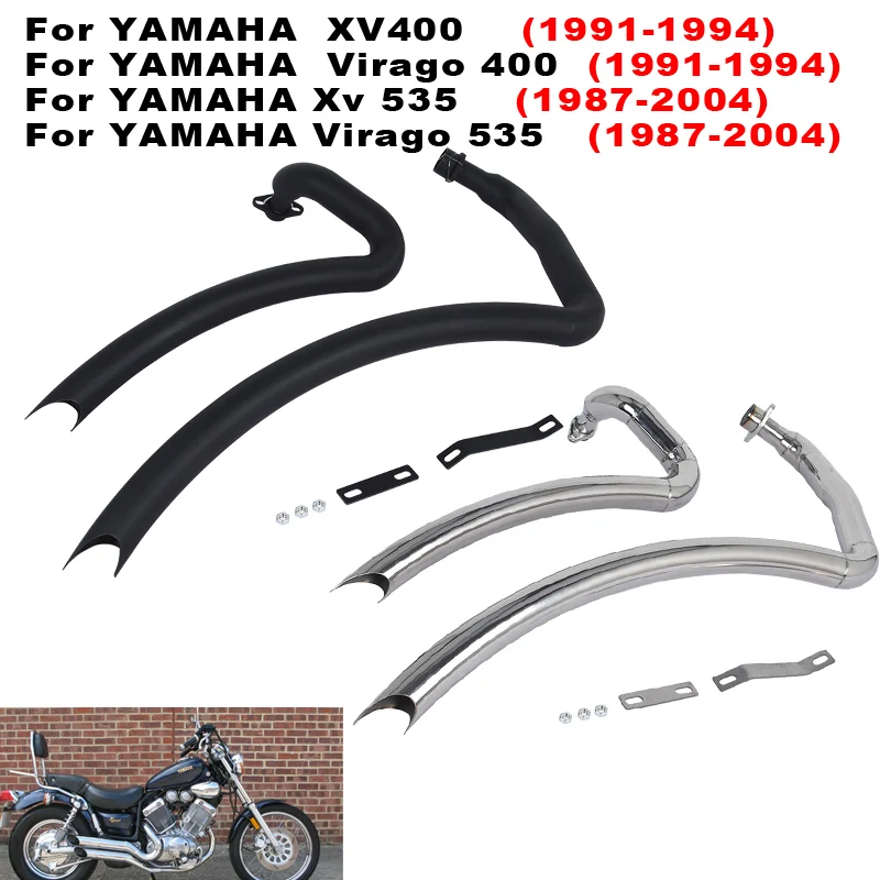 Motorcycle Duals Exhaust System Muffler For YAMAHA Xv 535 Virago 535 1987 - 2004 For YAMAHA XV400 Virago 400 1991 - 1994
Motorcycle Duals Exhaust System Muffler For YAMAHA Xv 535 Virago 535 1987 - 2004 For YAMAHA XV400 Virago 400 1991 - 1994 
