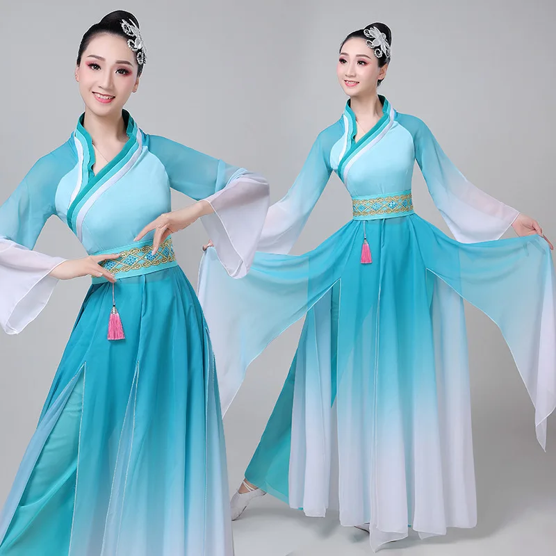 Chinese-style classical dance women performance costume hanfu dance elegant change Gradient ancient costume adult dance costume
Chinese-style classical dance women performance costume hanfu dance elegant change Gradient ancient costume adult dance costume