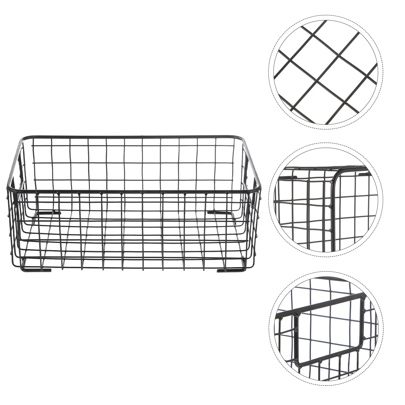 Storage Wire Basket Popular Kitchen Household Living Room Container Wrought Iron Fruit Draining Snacks
Storage Wire Basket Popular Kitchen Household Living Room Container Wrought Iron Fruit Draining Snacks