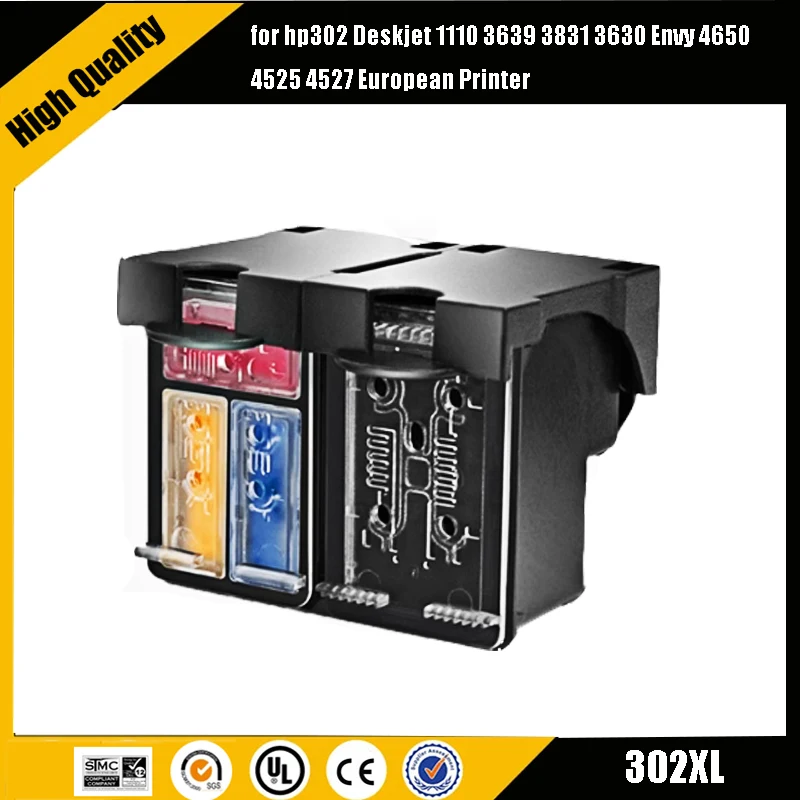 European 302XL Cartridge Compatible for HP 302 hp302 Deskjet 2130 2131 2132 2134 2136 4510 4511 4513 4516 4517 4520 4522 4525
European 302XL Cartridge Compatible for HP 302 hp302 Deskjet 2130 2131 2132 2134 2136 4510 4511 4513 4516 4517 4520 4522 4525