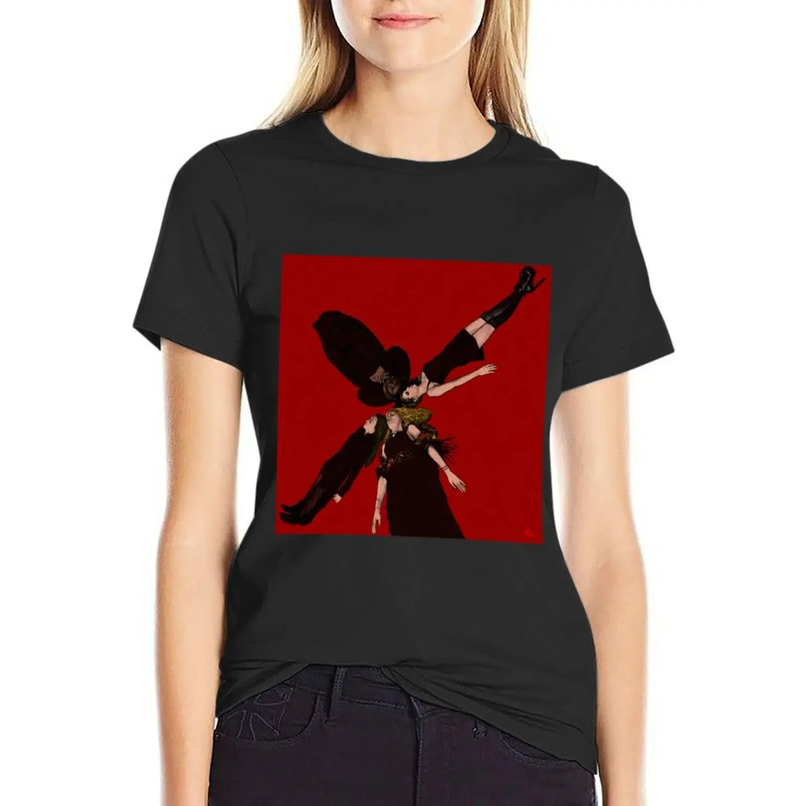 COVEN. T-Shirt graphics Aesthetic clothing plus sizes cute clothes black t-shirts for Women
COVEN. T-Shirt graphics Aesthetic clothing plus sizes cute clothes black t-shirts for Women