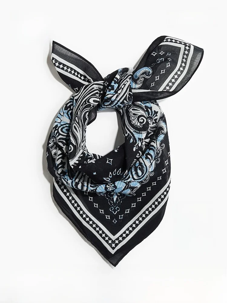 H&M Men's Patterned Neck Scarf 60cm Cotton Viscose Blend Summer New Arrival Fashion Accessory Decorative Neckwear
H&M Men's Patterned Neck Scarf 60cm Cotton Viscose Blend Summer New Arrival Fashion Accessory Decorative Neckwear