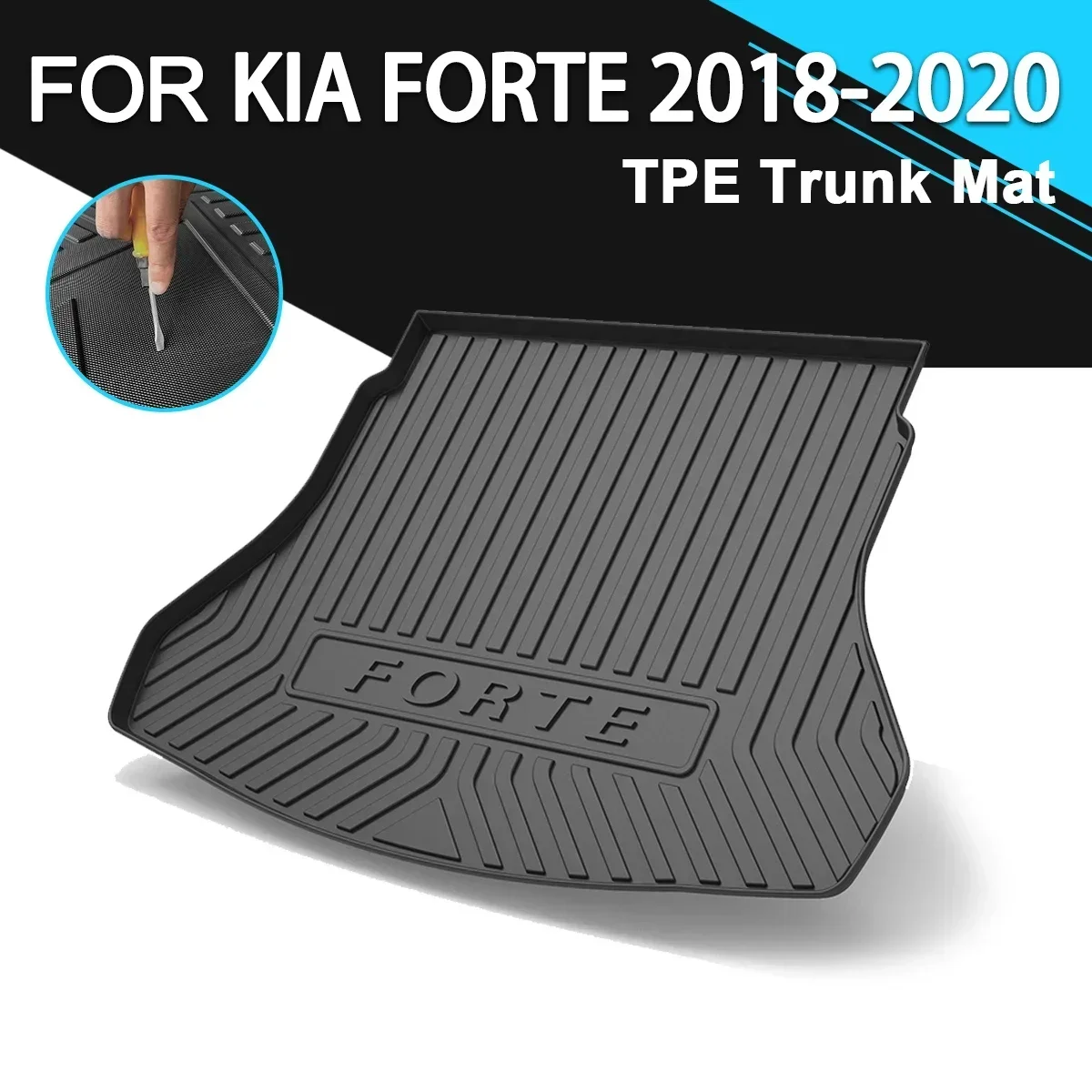 Car Rear Trunk Cover Mat Non-Slip Waterproof Rubber TPE Cargo Liner Accessories For KIA FORTE 2018-2020
Car Rear Trunk Cover Mat Non-Slip Waterproof Rubber TPE Cargo Liner Accessories For KIA FORTE 2018-2020