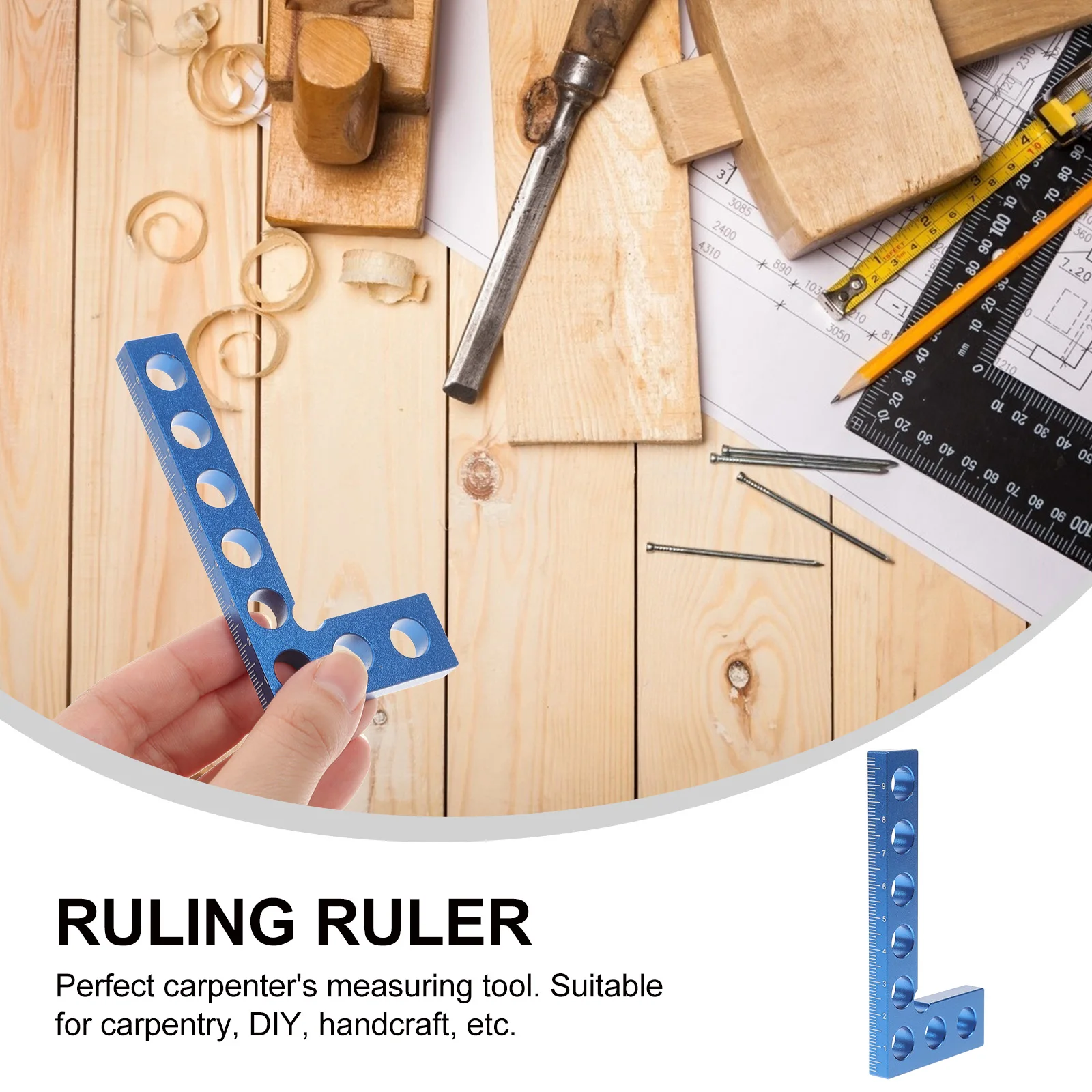 Aluminum Alloy L Shaped Woodworking Measuring Framing Durable Lightweight Right Angle Ruler Metal Carpenter Square Machinist
Aluminum Alloy L Shaped Woodworking Measuring Framing Durable Lightweight Right Angle Ruler Metal Carpenter Square Machinist