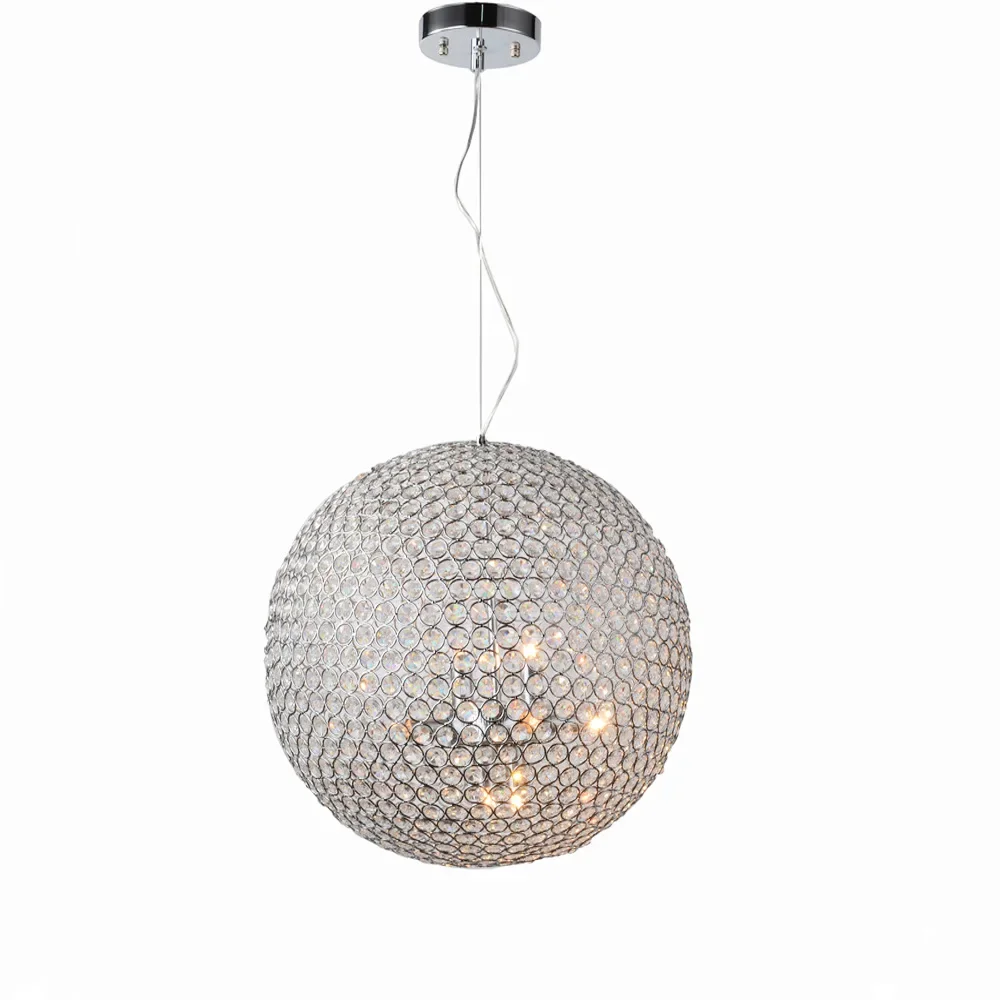 Modern Rround Ball Hardware Chandelier D15CM E27 LED Lighting Crystal Pendant LED Lustre Luminous Home Decor
Modern Rround Ball Hardware Chandelier D15CM E27 LED Lighting Crystal Pendant LED Lustre Luminous Home Decor