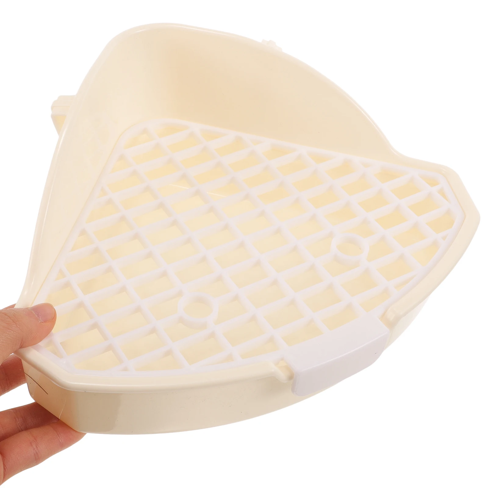 Pan Triangle Litter Pan White Plastic Rabbit Guinea Pig House Triangular Potty Small Animals Toilet Trainer
Pan Triangle Litter Pan White Plastic Rabbit Guinea Pig House Triangular Potty Small Animals Toilet Trainer