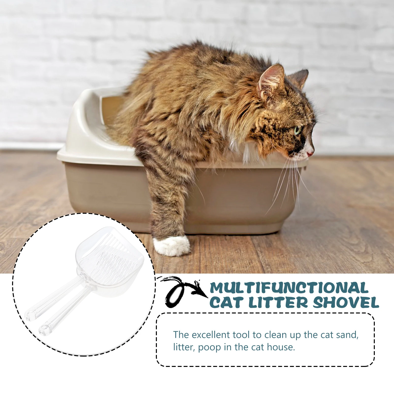 2Pcs Litter Scoop Cat Shovel Accessory Kitten Supply Cleaning Multi-function Lightweight Ergonomic Non-slip Wear-resistant Pet
2Pcs Litter Scoop Cat Shovel Accessory Kitten Supply Cleaning Multi-function Lightweight Ergonomic Non-slip Wear-resistant Pet