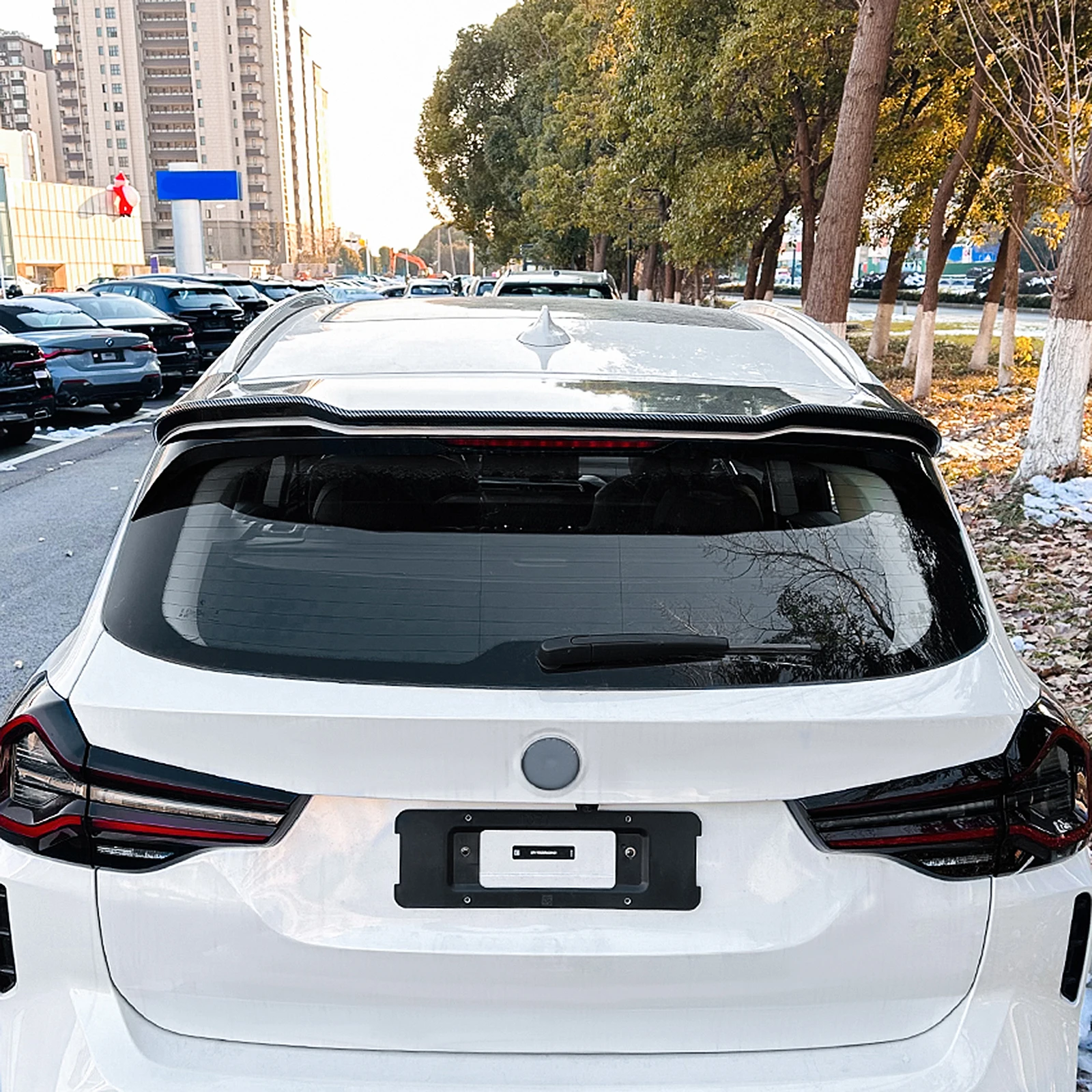 Rear Roof Spoiler Wing For BMW X3 G01 2018-2025 Non-X3M Car Tailgate Trunk Lid Window Trim Upper Extension Lip Top Splitter
Rear Roof Spoiler Wing For BMW X3 G01 2018-2025 Non-X3M Car Tailgate Trunk Lid Window Trim Upper Extension Lip Top Splitter