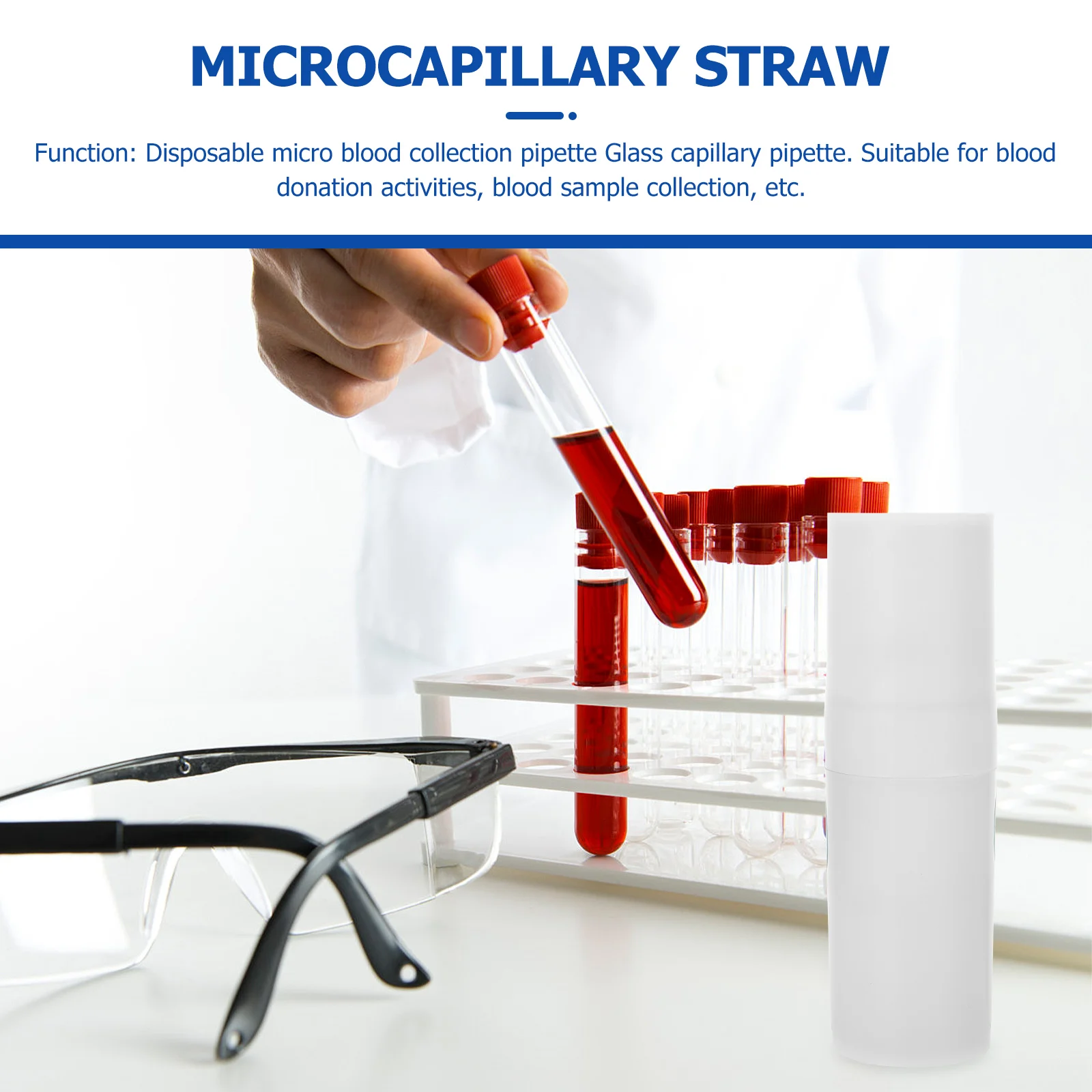 Blood Collection Suckling Straw Glass Sampling Dropper Disposable Tube Silica Gel
Blood Collection Suckling Straw Glass Sampling Dropper Disposable Tube Silica Gel