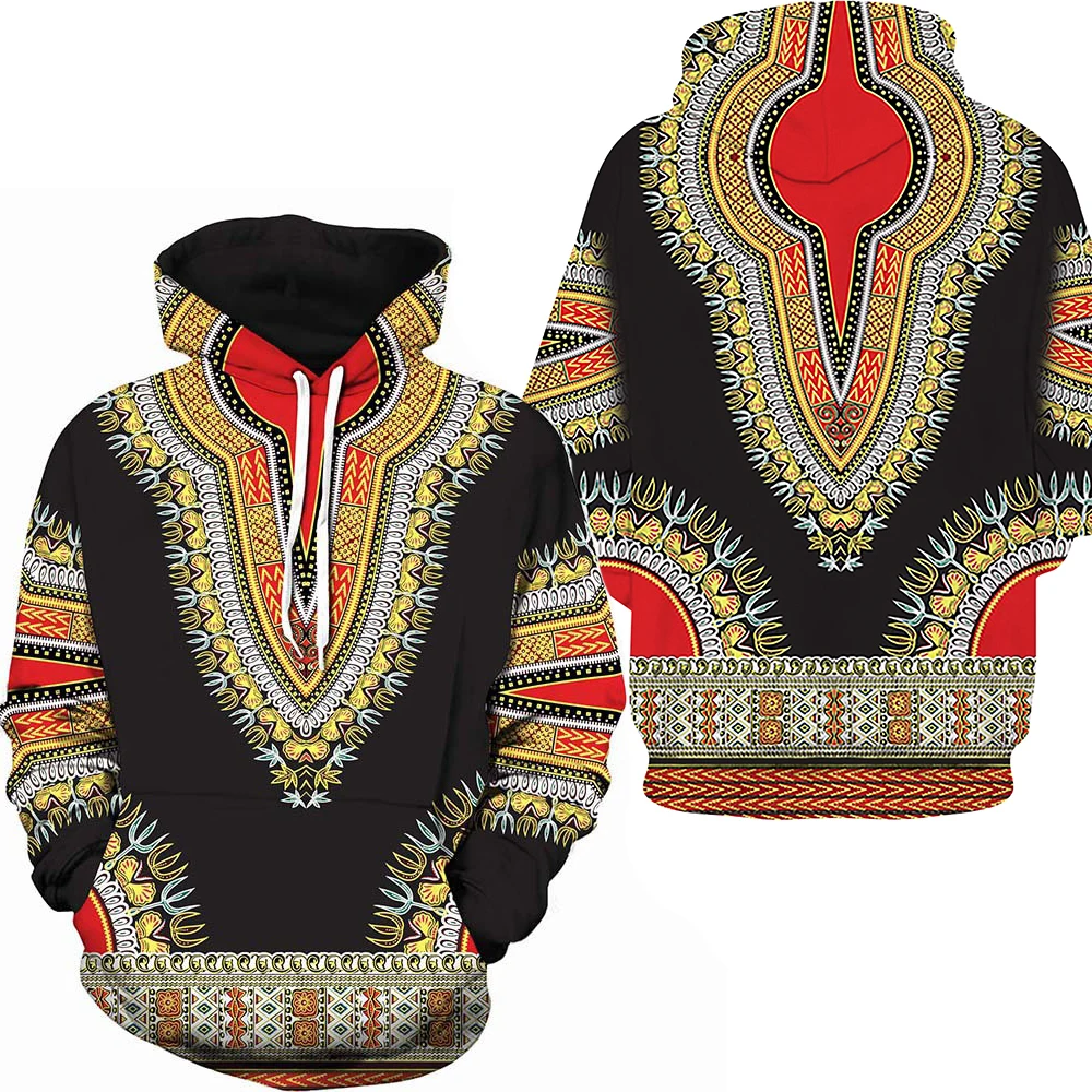 African Dashiki Hoodie Traditional Men 3D Printed Pullover Unisex Hip Hop African Clothes Colorful Ethnic Sweatshirt Top
African Dashiki Hoodie Traditional Men 3D Printed Pullover Unisex Hip Hop African Clothes Colorful Ethnic Sweatshirt Top