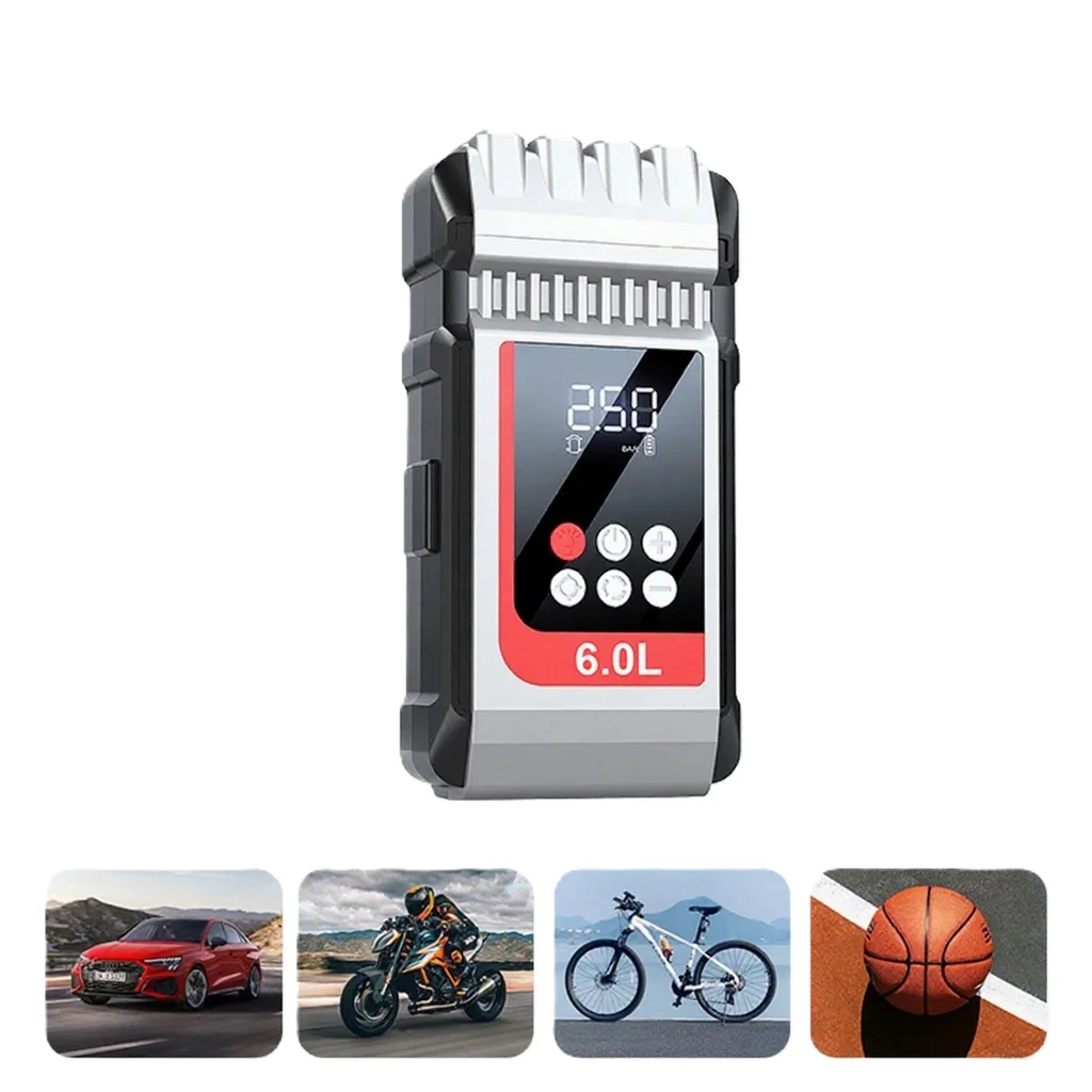 Jumper Car Starter 12V 2500A With Air Pump 10000mAh Power Bank Battery Powerful Portable Vehicle Emergency Air Compressor
Jumper Car Starter 12V 2500A With Air Pump 10000mAh Power Bank Battery Powerful Portable Vehicle Emergency Air Compressor