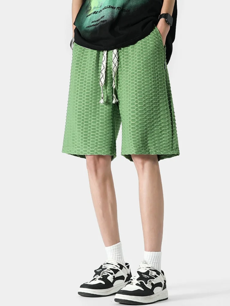 Textured Ice Silk Men's orts Summer Thin Loose Straight Leg Baskeall Pants American Sle Comfortable Breathable Lightweight
Textured Ice Silk Men's orts Summer Thin Loose Straight Leg Baskeall Pants American Sle Comfortable Breathable Lightweight