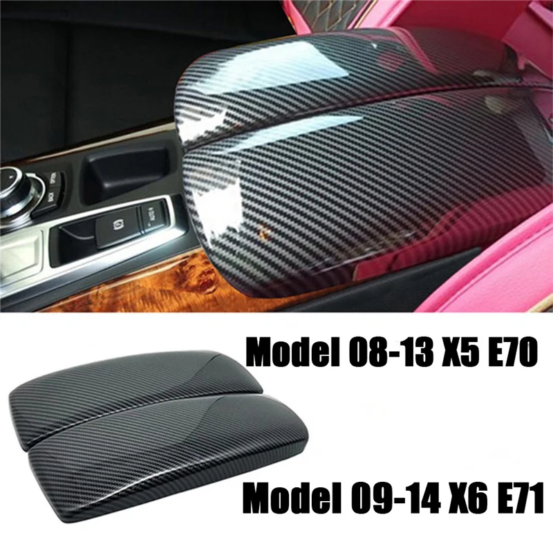 Car Center Console Armrest Box Panel Trim For BMW X5 E70 2008-2013 X6 E71 2008-2014 Storage Box Cover ABS Carbon Fiber
Car Center Console Armrest Box Panel Trim For BMW X5 E70 2008-2013 X6 E71 2008-2014 Storage Box Cover ABS Carbon Fiber