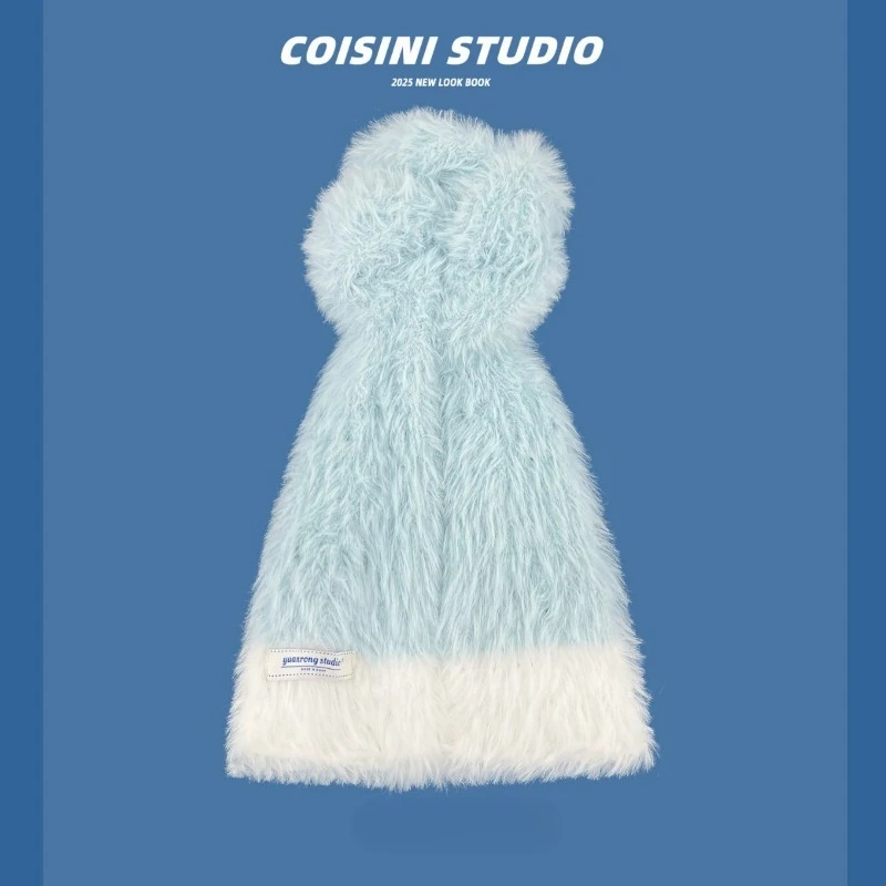 New Color Contrasting Plush Long Scarf for Women Luxury Winter Warmth and Versatile Outdoor Sweet Knitted Scarf
New Color Contrasting Plush Long Scarf for Women Luxury Winter Warmth and Versatile Outdoor Sweet Knitted Scarf