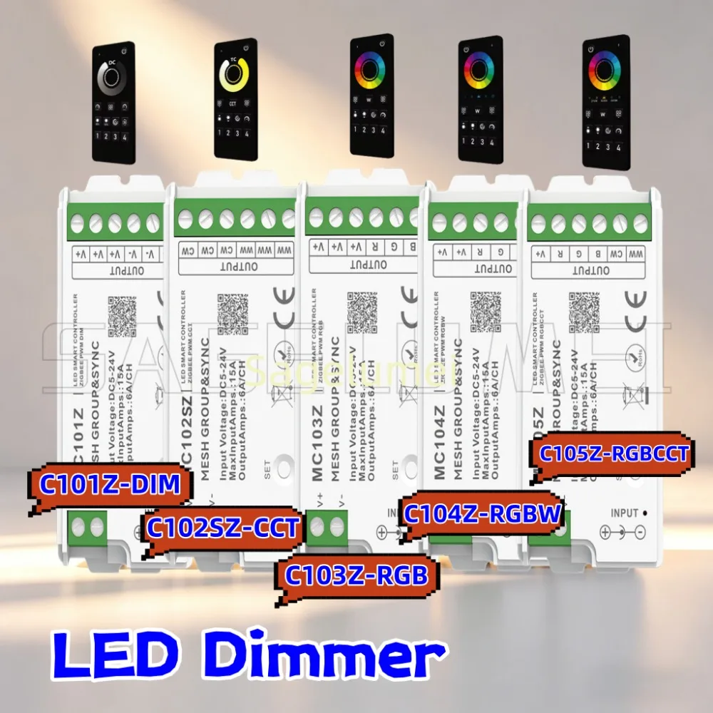 Dimmer DC5V-24V Tuya Smart Life Home Max15A CCT Rgb Rgbw Rgbcct Led Light Strip Mesh Alexa Button Switch Kits Zigbee Controller
Dimmer DC5V-24V Tuya Smart Life Home Max15A CCT Rgb Rgbw Rgbcct Led Light Strip Mesh Alexa Button Switch Kits Zigbee Controller