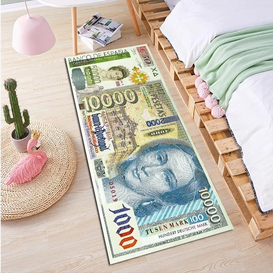 Small Area Rug, Non-Slip Carpet Absorbent Washable Home Floor Mat, Portugal 10000 Escudo Banknote, Euro GBP Currency Money Gift
Small Area Rug, Non-Slip Carpet Absorbent Washable Home Floor Mat, Portugal 10000 Escudo Banknote, Euro GBP Currency Money Gift