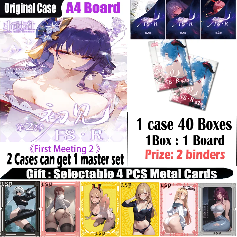 Новая доска размера Богини А4 «Первая встреча 2» Waifu Card Hobby Genshin CCG Card Trade Card Game Board Doujin Toys Board Gifts
Новая доска размера Богини А4 «Первая встреча 2» Waifu Card Hobby Genshin CCG Card Trade Card Game Board Doujin Toys Board Gifts