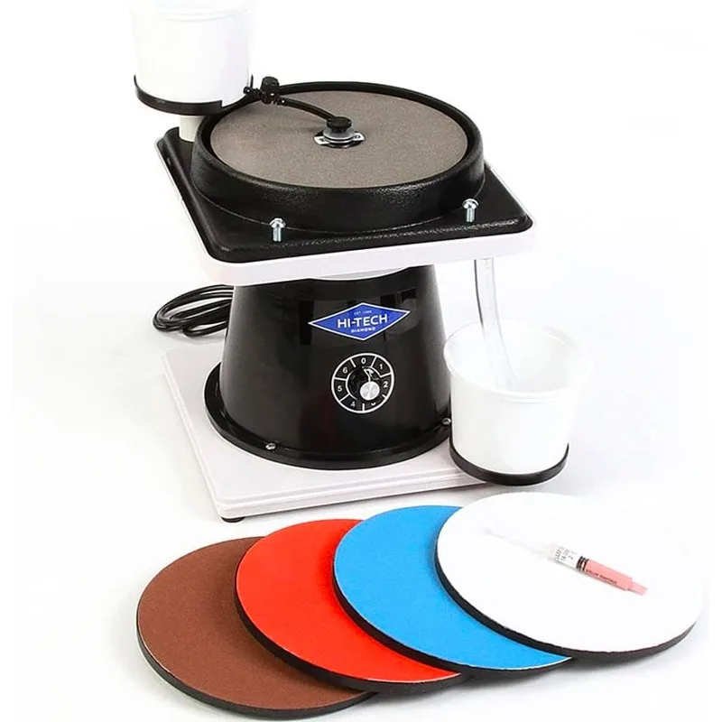 Hi-Tech Diamond 8" All-U-Need — гранильное оборудование, формирование минеральных и каменных камней, шлифовальный станок, формирователь с двигателем с регулируемой скоростью
Hi-Tech Diamond 8" All-U-Need — гранильное оборудование, формирование минеральных и каменных камней, шлифовальный станок, формирователь с двигателем с регулируемой скоростью