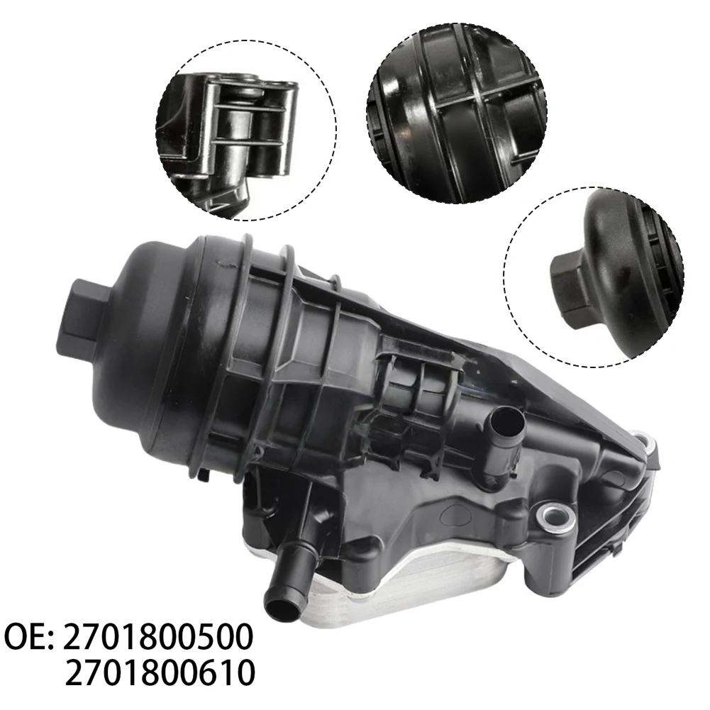 Oil Filter Base Assembly 2701800500 2701800610 For Mercedes For Benz For 270 Efficient Filtration 19*17.5*16cm Car Accessories
Oil Filter Base Assembly 2701800500 2701800610 For Mercedes For Benz For 270 Efficient Filtration 19*17.5*16cm Car Accessories