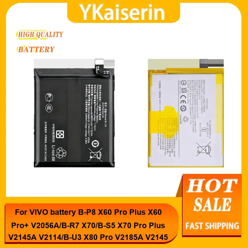 Аккумулятор для телефона VIVO X80 X70 X60 Pro Plus Pro+ V2056A V2185A V2145 V2145A V2114 Batterij B-P8 B-R7 B-S5 B-U3 B-U5 + Track NO
Аккумулятор для телефона VIVO X80 X70 X60 Pro Plus Pro+ V2056A V2185A V2145 V2145A V2114 Batterij B-P8 B-R7 B-S5 B-U3 B-U5 + Track NO
