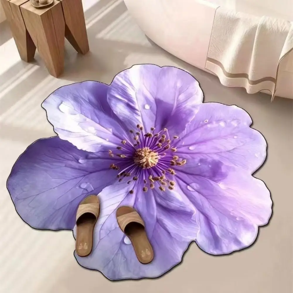 40*40cm Pastoral Flower Carpet Printing Peony Door Gasket Special-shaped Living Room Tea Table Bedside Lotus Floor Mat
40*40cm Pastoral Flower Carpet Printing Peony Door Gasket Special-shaped Living Room Tea Table Bedside Lotus Floor Mat