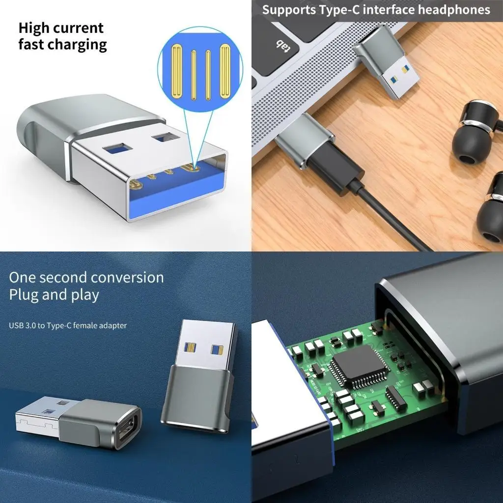 31BA USB3.0 Male to Type C Female Adapter USB Devices, 5Gbps Transfer Speed
31BA USB3.0 Male to Type C Female Adapter USB Devices, 5Gbps Transfer Speed