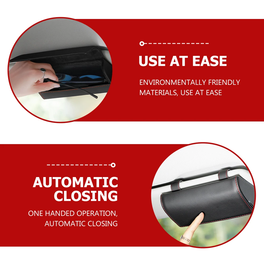 Car Glasses Case PU Flannel Sunglasses Holder Slim Visor Clip Dustproof Heat Resistant Shatterproof Easy Install Car ganizer Box 
Car Glasses Case PU Flannel Sunglasses Holder Slim Visor Clip Dustproof Heat Resistant Shatterproof Easy Install Car ganizer Box