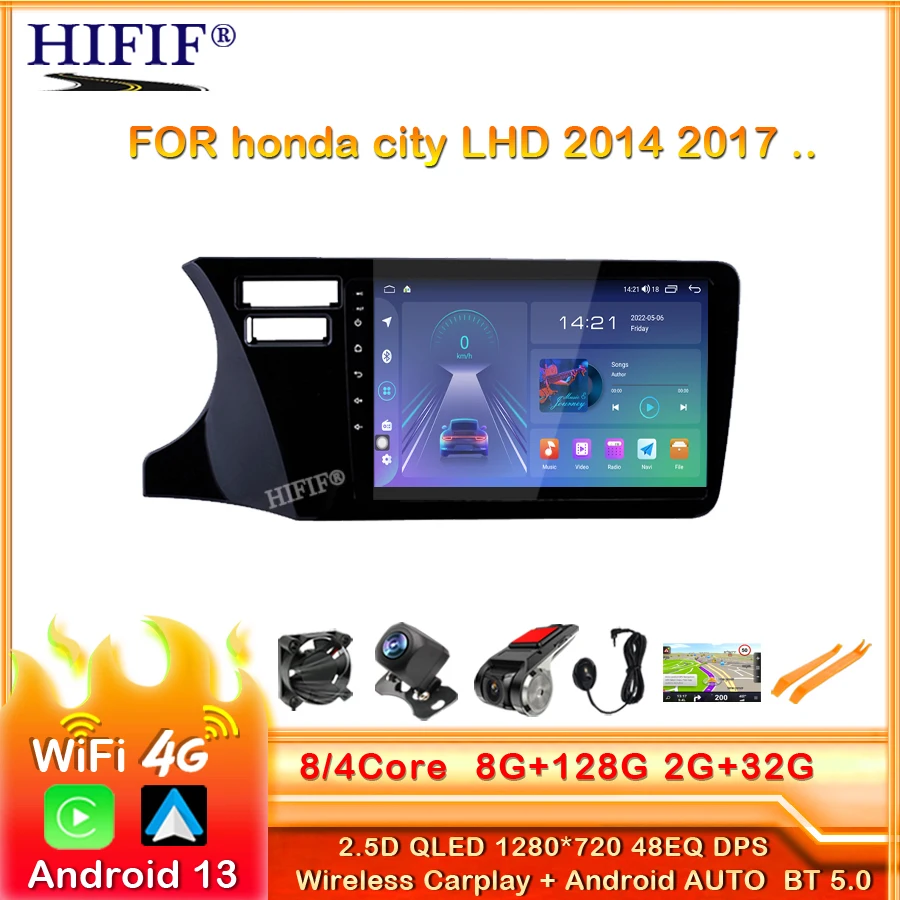 Android 13 WINCE Bluetooth GPS Car Radio Player for HONDA CITY 2014 LHD 2G 16G MP3 MP4 Wifi Vehicle Multimedia
Android 13 WINCE Bluetooth GPS Car Radio Player for HONDA CITY 2014 LHD 2G 16G MP3 MP4 Wifi Vehicle Multimedia