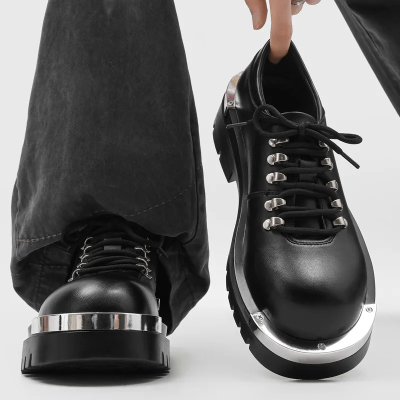 High Quality Men's Sneakers and Casual Shoes round head Men's Derby Shoes high-end Designer Platform Men's Shoes tenis masculino
High Quality Men's Sneakers and Casual Shoes round head Men's Derby Shoes high-end Designer Platform Men's Shoes tenis masculino